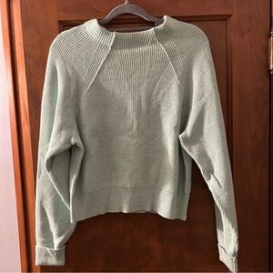 Free People mint sweater